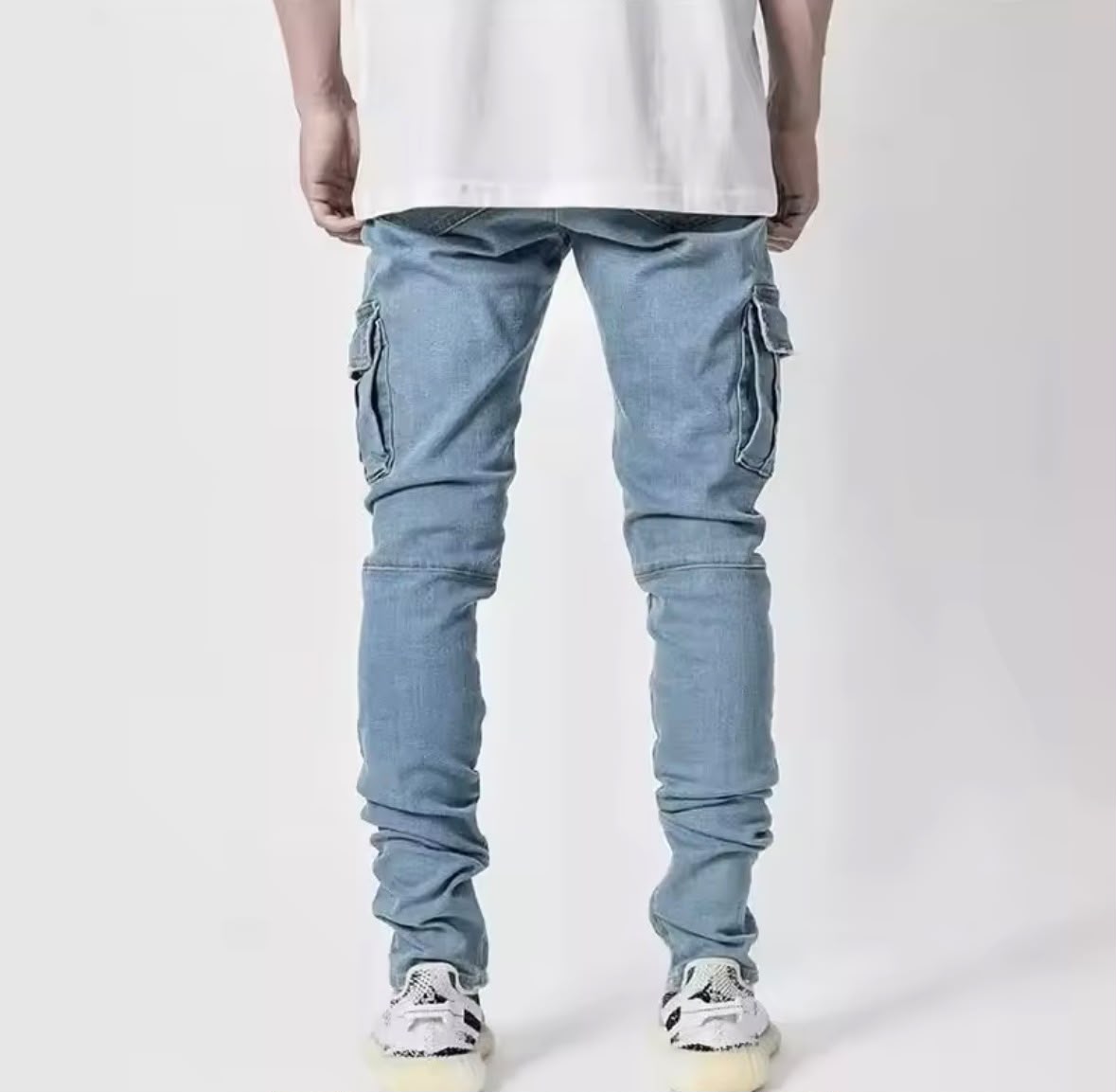 Pantalones vaqueros elasticos