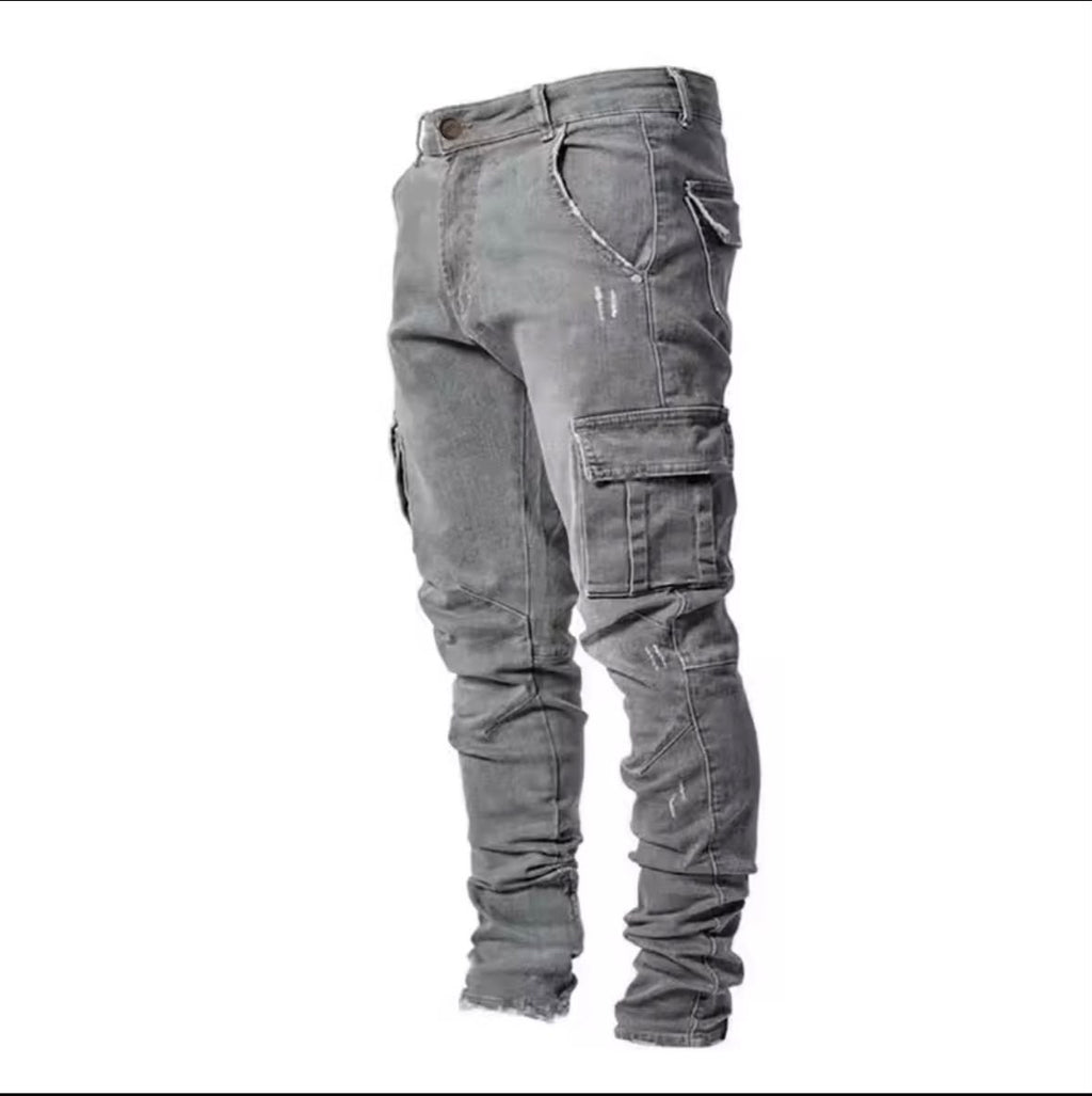 Pantalones vaqueros elasticos