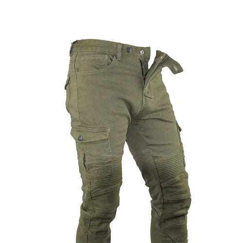 Jeans Pantalones Motocicleta Hombre