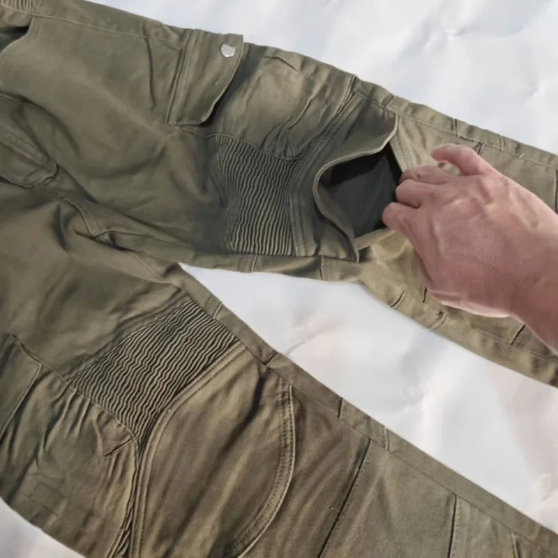 Jeans Pantalones Motocicleta Hombre